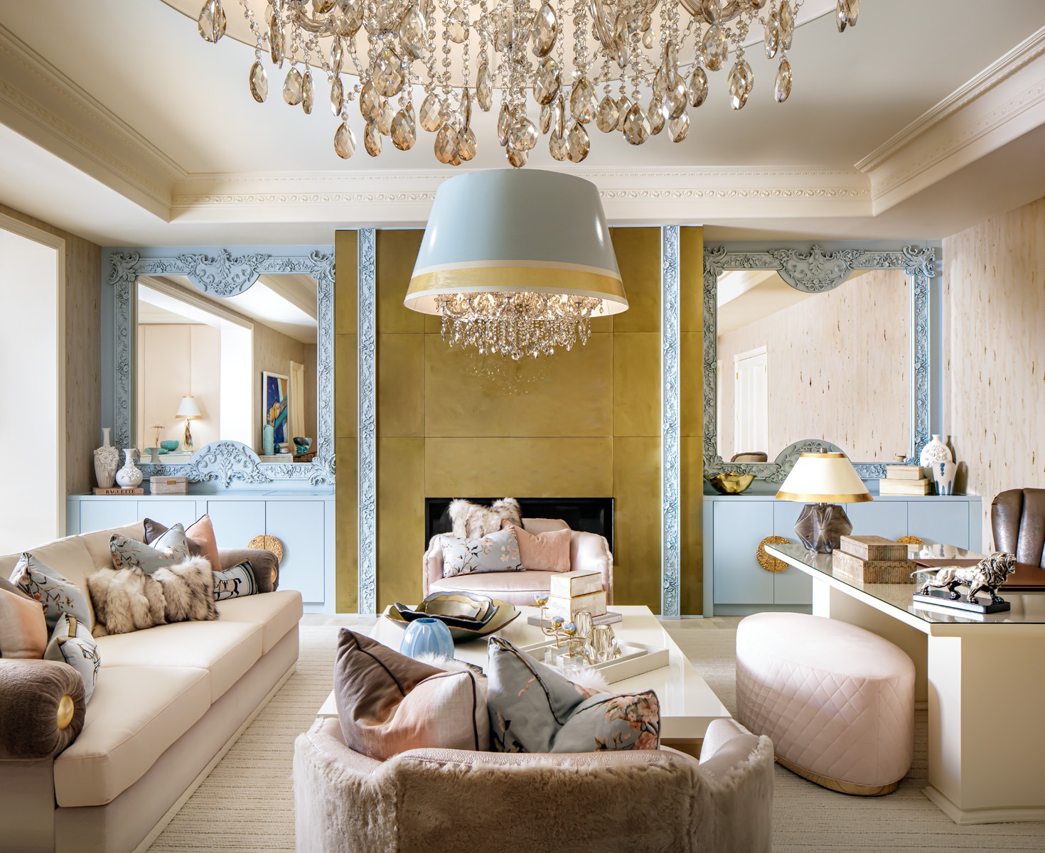 Blue Interiors | Lori Morris Design | Versatile colour enhances every room