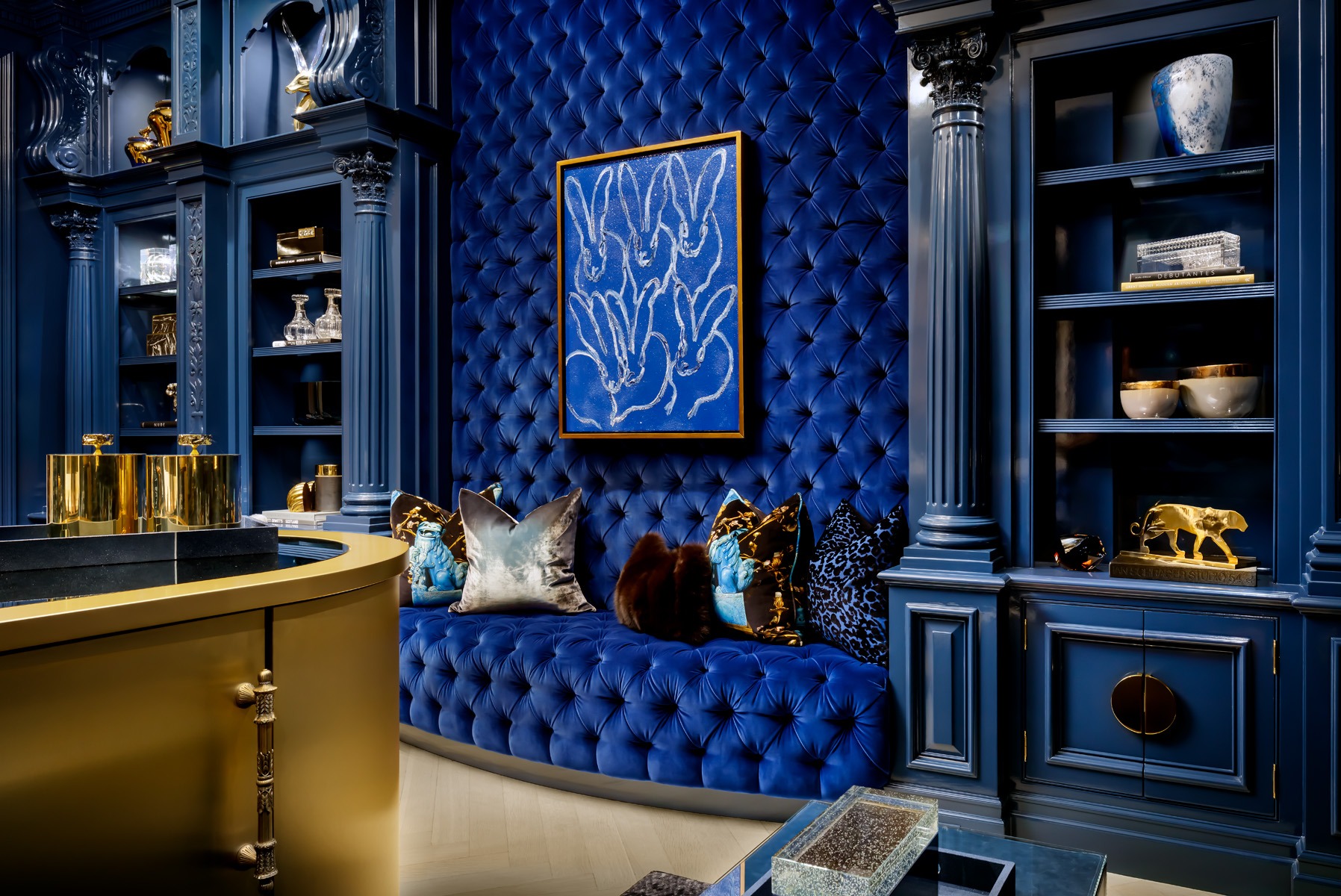 Blue Interiors | Lori Morris Design | Versatile colour enhances every room