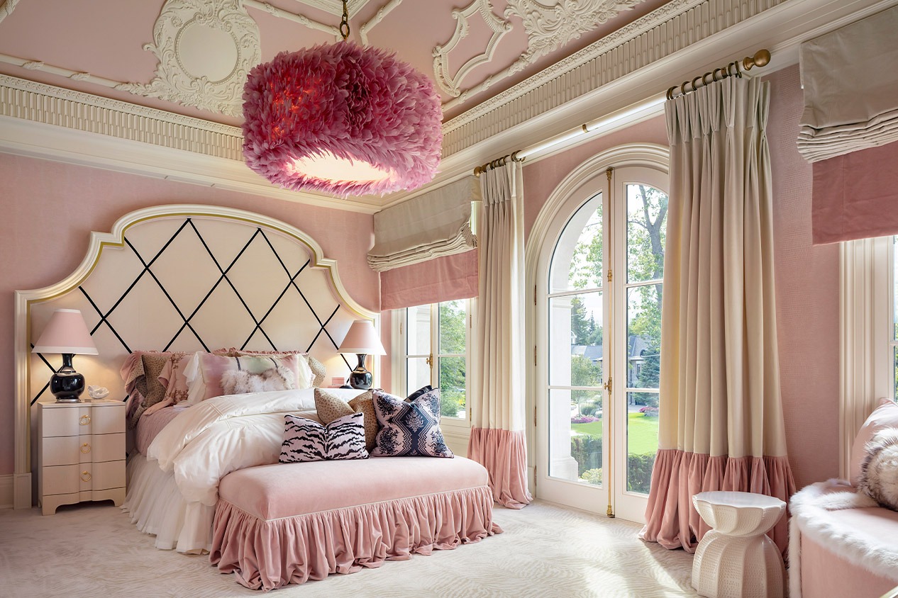 Pretty in Pink Interiors | Lori Morris Design | US & Canada