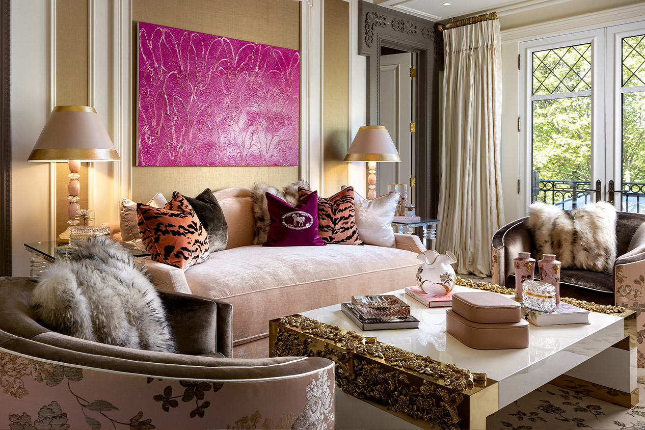Pretty in Pink Interiors | Lori Morris Design | US & Canada
